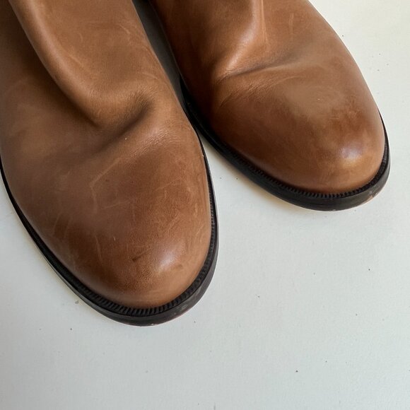 Corso Como Classic Women's Tall Knee High Camel New Leather Boots, Size 10M - Picture 8 of 15